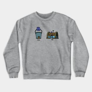 Chum Bucket vs krusty krab Crewneck Sweatshirt